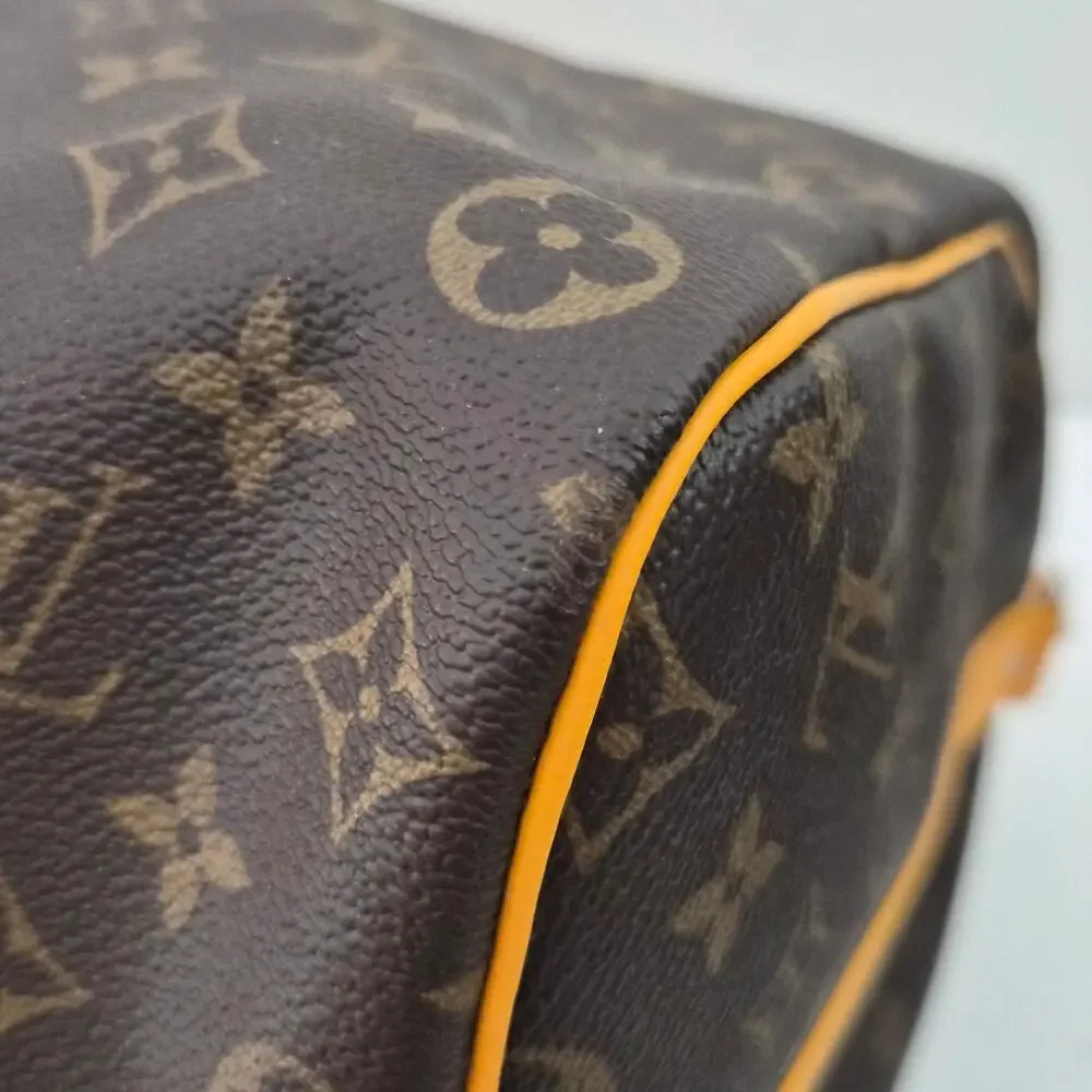 Louis Vuitton Monogram Macassar Keepall Bandoulière 50 Safran Yellow